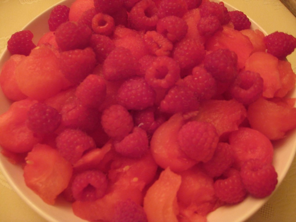 Watermelon Rose Salad