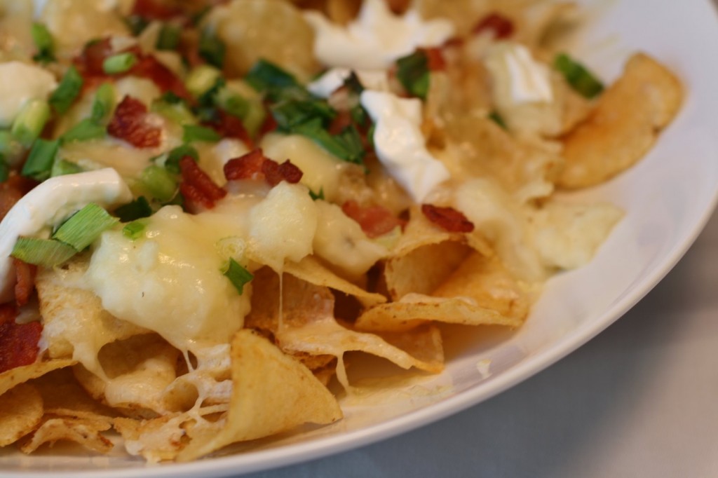 Loaded Baked Potato Chip Nachos