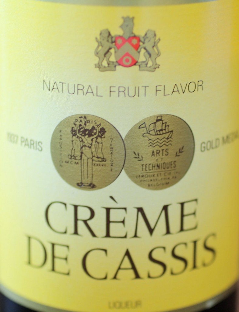 Crème de Cassis Label
