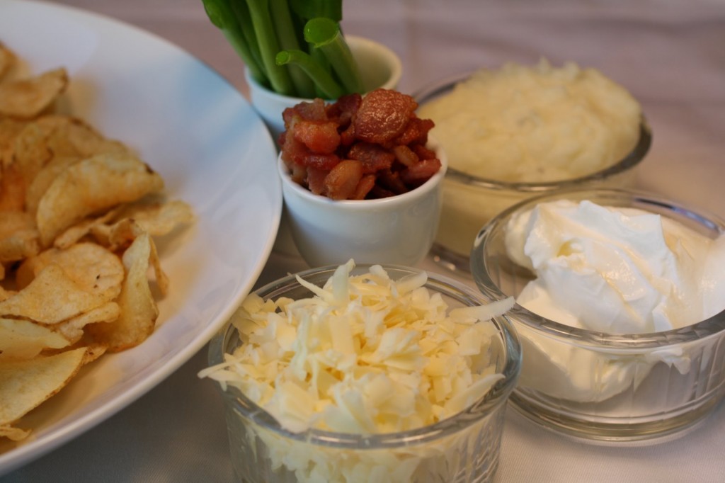 Loaded Baked Potato Chip Nachos Ingredients