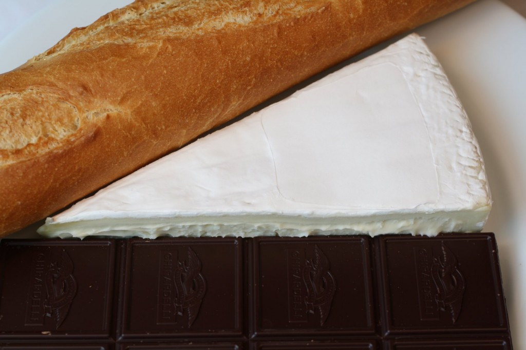 Brie Chocolate Baguette Ingredients