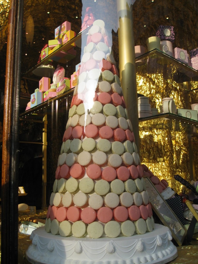 The Macaron Topiary at Laduree