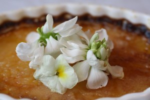 Orange Flower Crème Brûlée