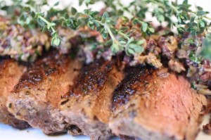 Steak with Tapenade