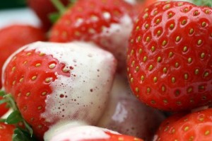 Strawberries with Champagne Sabayon