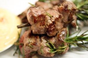 Rosemary Lamb Brochettes