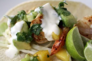 Key Lime Shrimp Taco