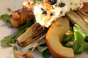 Roasted Endive and Pear Salad with Roquefort