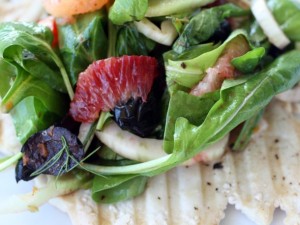 Swordfish Paillard with Citrus Salad