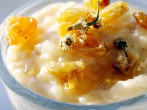 Chamomile Rice Pudding