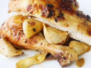 Five Heads of Garlic Roast Chicken