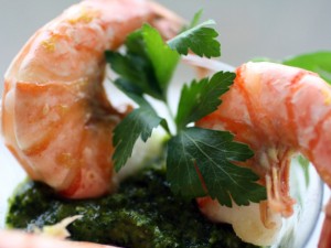 Roasted Chermoula Shrimp Cocktail