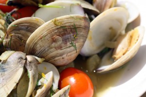 Saffron-Soaked Clam Bouillabaisse