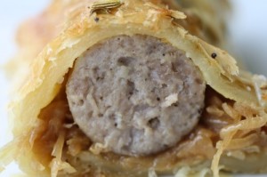 Sausage and Fennel en Croûte Inside
