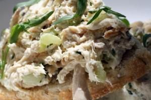 Tarragon Chicken Tartine