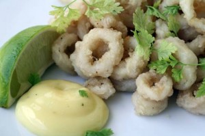 Wasabi Calamari