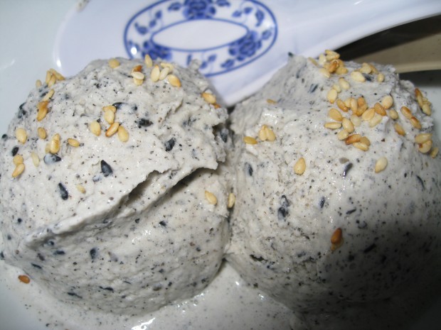 Black Sesame Ice Cream