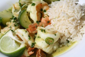 Thai Green Shrimp Curry