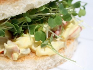 Saffron Lobster Tea Sandwich