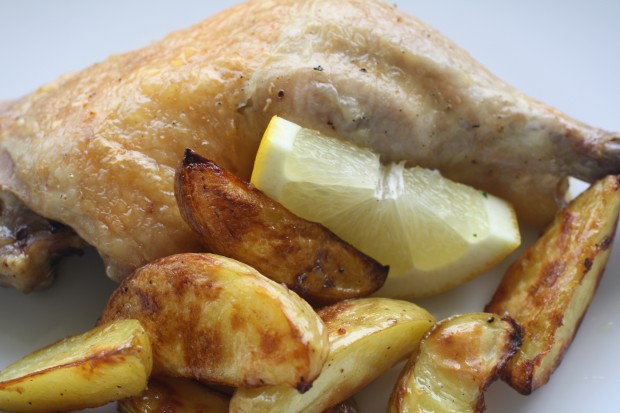 Lemon Roast Chicken and Potatoes