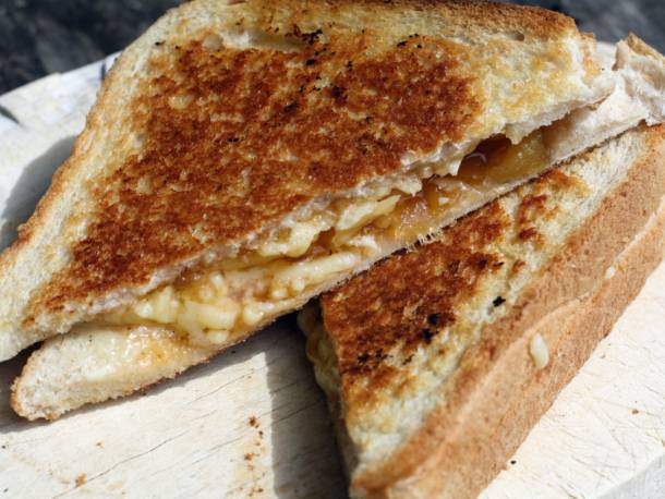 Cheddar and Chutney Toasties