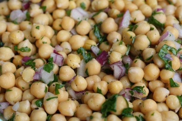 Fresh Chickpea Salad Zoom