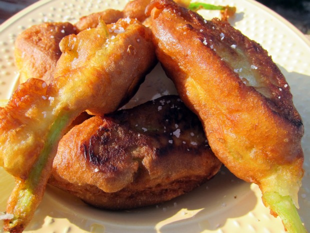 Zucchini Flower Fritters