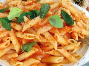 Penne with Piment d'Espelette