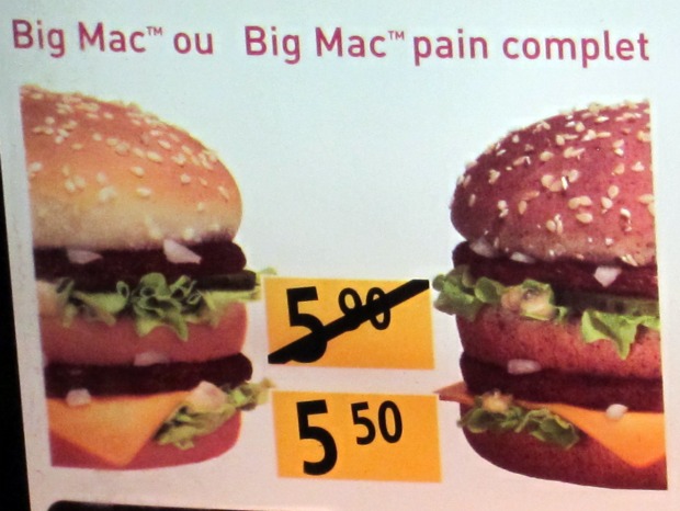 MENTON McDo Big Mac Pain Complet