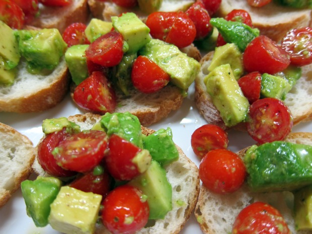 Avocado and Tomato Toasts