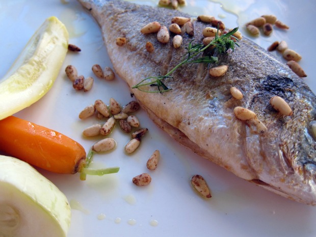 CARLA BAYLE Sea Bream with Pinenuts