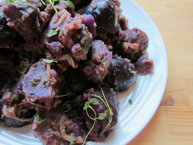 French Purple Potato Salad 2