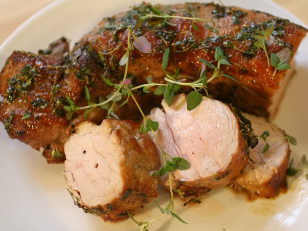 Honey Thyme Roasted Pork Loin