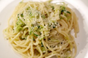 Spaghetti with Brussels Sprouts and Brown Butter