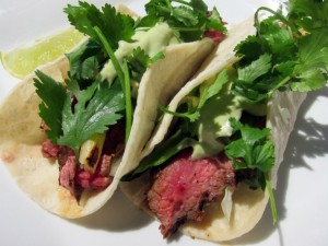 Hot Hot Hot Chipotle Steak Tacos