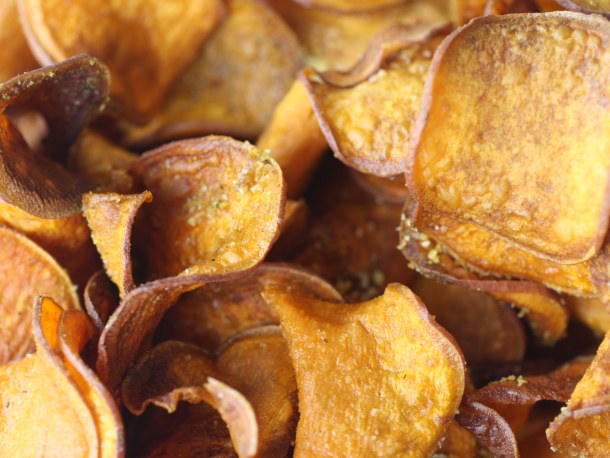 Curried Sweet Potato Chips