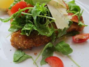 Veal Milanese with Arugula Salad
