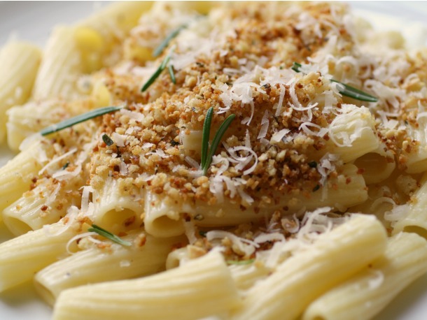 Crunchy Rigatoni with Rosemary