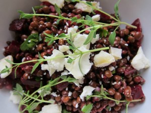 Lentil and Beet Salad