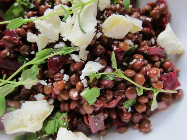 Lentil and Beet Salad