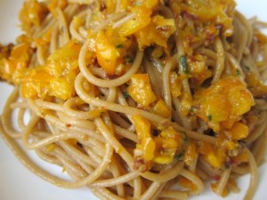 Summer Tomato Spaghetti