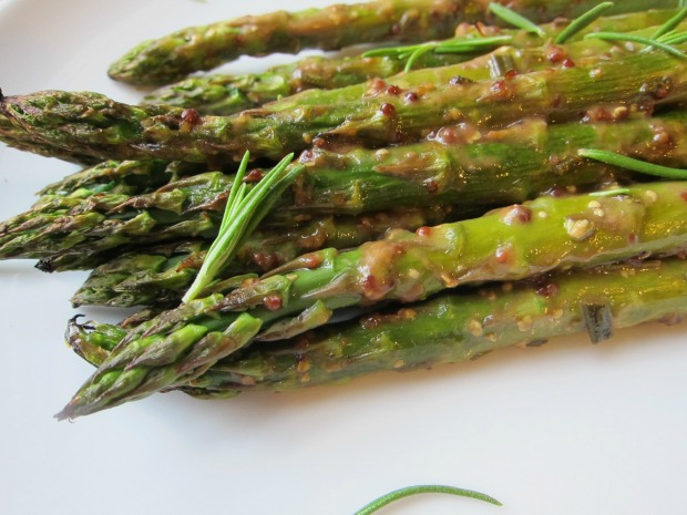 Honey Balsamic Dijon Asparagus