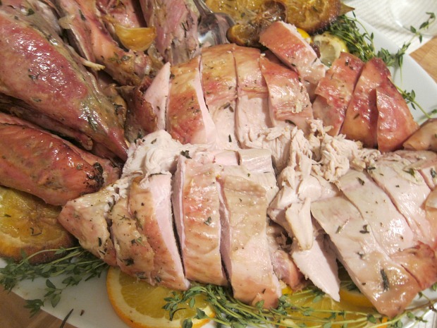 Spatchcocked Provençal Turkey