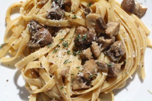 Creamy Mushroom Fettuccine