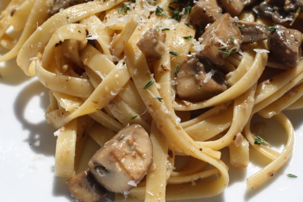 Creamy Mushroom Fettuccine Zoom